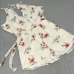 Fairy Coquette Floral Romper Medium Romantic Feminine Flirty Summer Beach